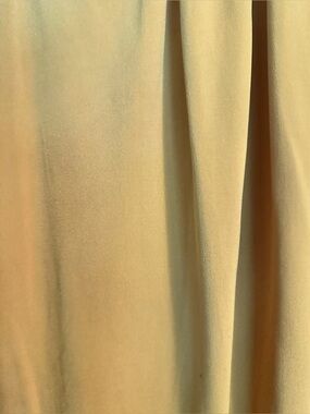 Worthington Pleated Scoop Neck Top in Mustard